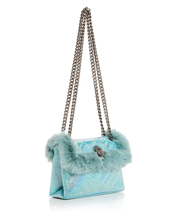 商品Kurt Geiger|KURT GEIGER LONDON Faux Fur Mini Kensington Shoulder Bag,价格¥970,第4张图片详细描述