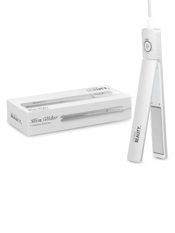 商品Cortex Beauty|Travel Friendly Ultra Slim Glider 1" Ceramic Coated Flat Iron,价格¥395,第1张图片