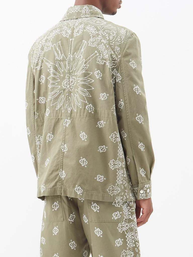 商品AMIRI|M-65 bandana-print cotton-canvas jacket,价格¥7792,第4张图片详细描述