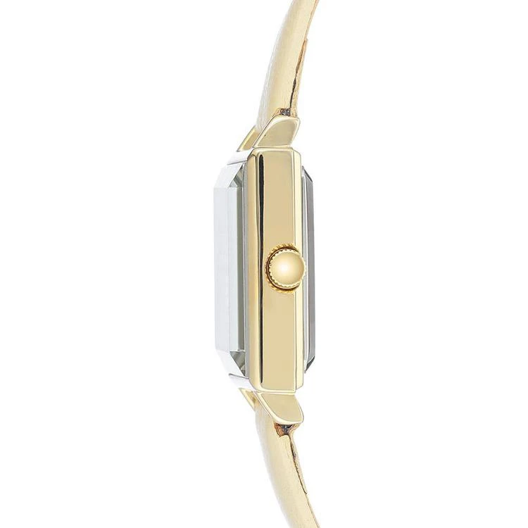 商品Anne Klein|Women's Ivory Leather Strap Watch 26x26mm,价格¥365,第2张图片详细描述