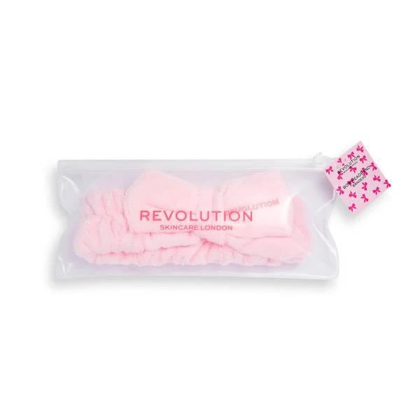 商品Revolution|Revolution Skincare Pretty Pink Bow Headband,价格¥48,第2张图片详细描述