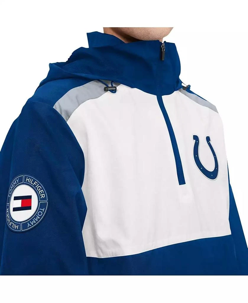 商品Tommy Hilfiger|Men's Royal, White Indianapolis Colts Carter Half-Zip Hooded Top,价格¥864,第3张图片详细描述