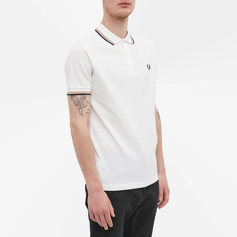 商品Fred Perry|Fred Perry Slim Fit Twin Tipped Polo,价格¥477,第2张图片详细描述