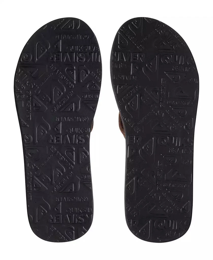 商品Quiksilver|Men's Carver Suede Flip Flops,价格¥168,第5张图片详细描述