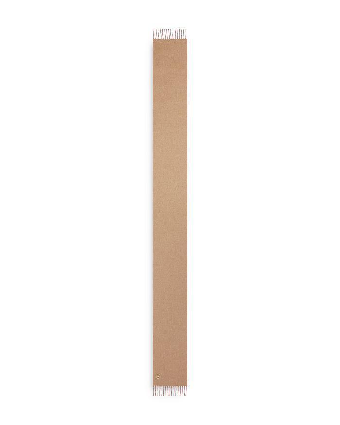商品Burberry|Reversible Monogram Motif Cashmere Scarf,价格¥3456,第7张图片详细描述