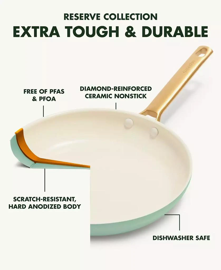 商品Greenpan|Reserve Ceramic Nonstick 12" Frypan with Lid,价格¥1228,第4张图片详细描述