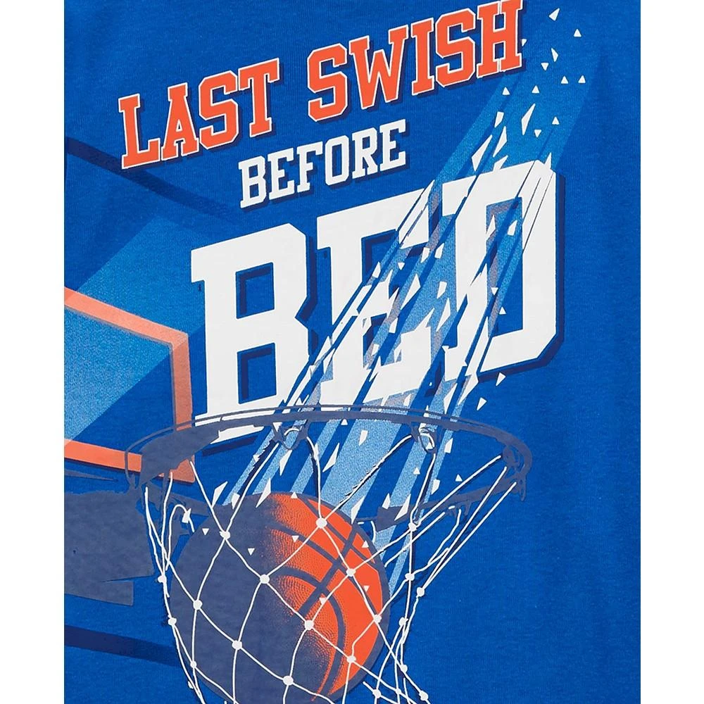 商品Carter's|Big Boys Basketball Swish Pajamas, 4 Piece Set,价格¥337,第2张图片详细描述