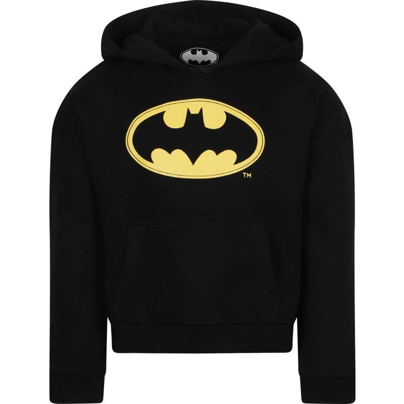 商品Eleven Paris|Im gotham city kid hoodie and batman logo t shirt set in black and red,价格¥1084,第2张图片详细描述