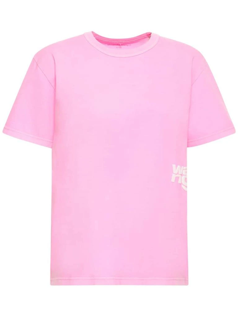 商品Alexander Wang|Essential Short Sleeve Cotton T-shirt,价格¥646,第1张图片