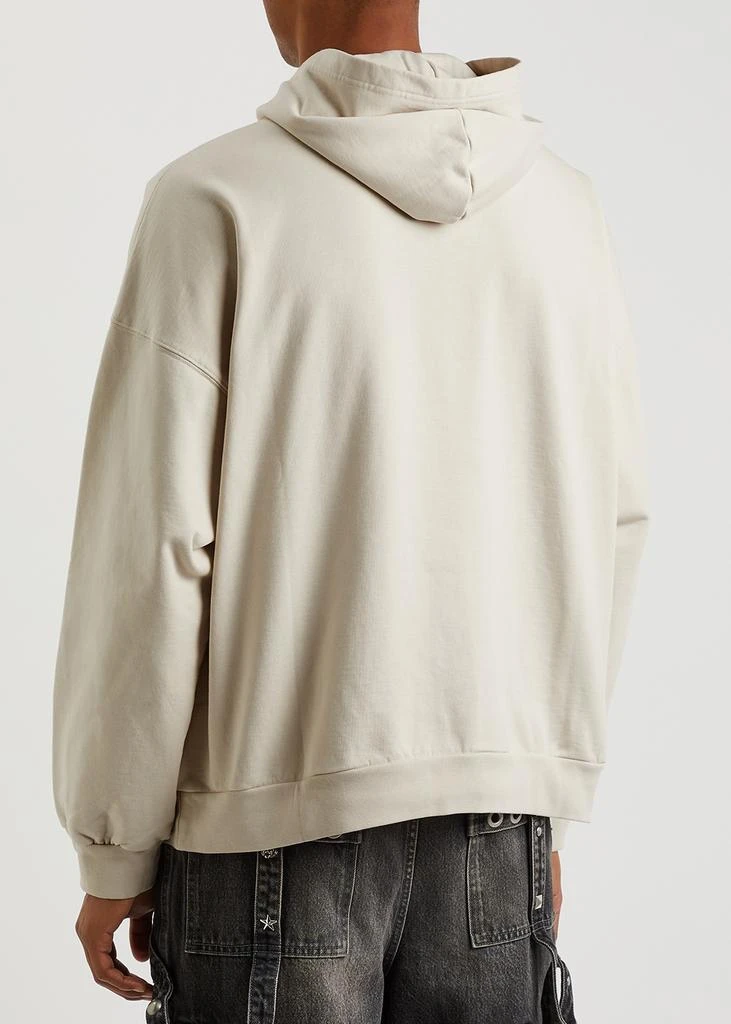 商品Balenciaga|Ecru logo hooded cotton sweatshirt,价格¥3967,第3张图片详细描述