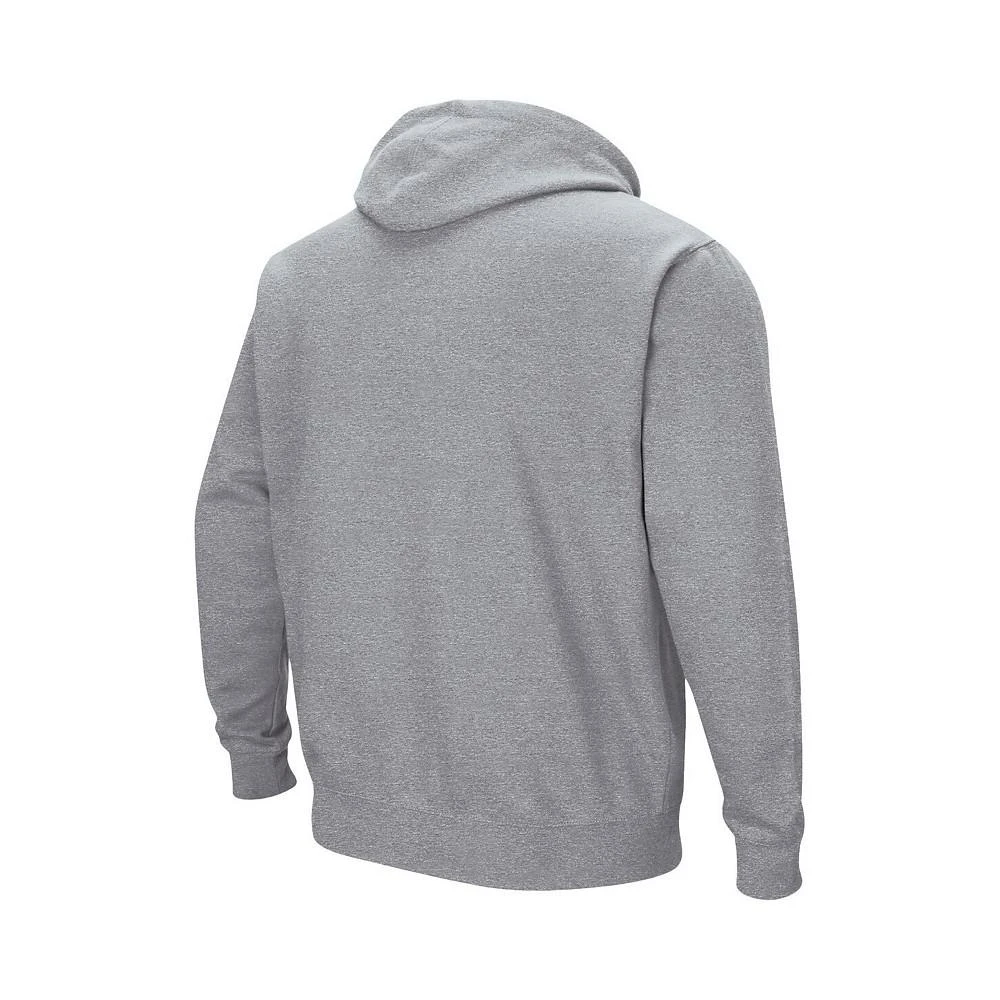 商品Colosseum|Men's Heathered Gray North Dakota Arch and Logo Pullover Hoodie,价格¥248,第2张图片详细描述