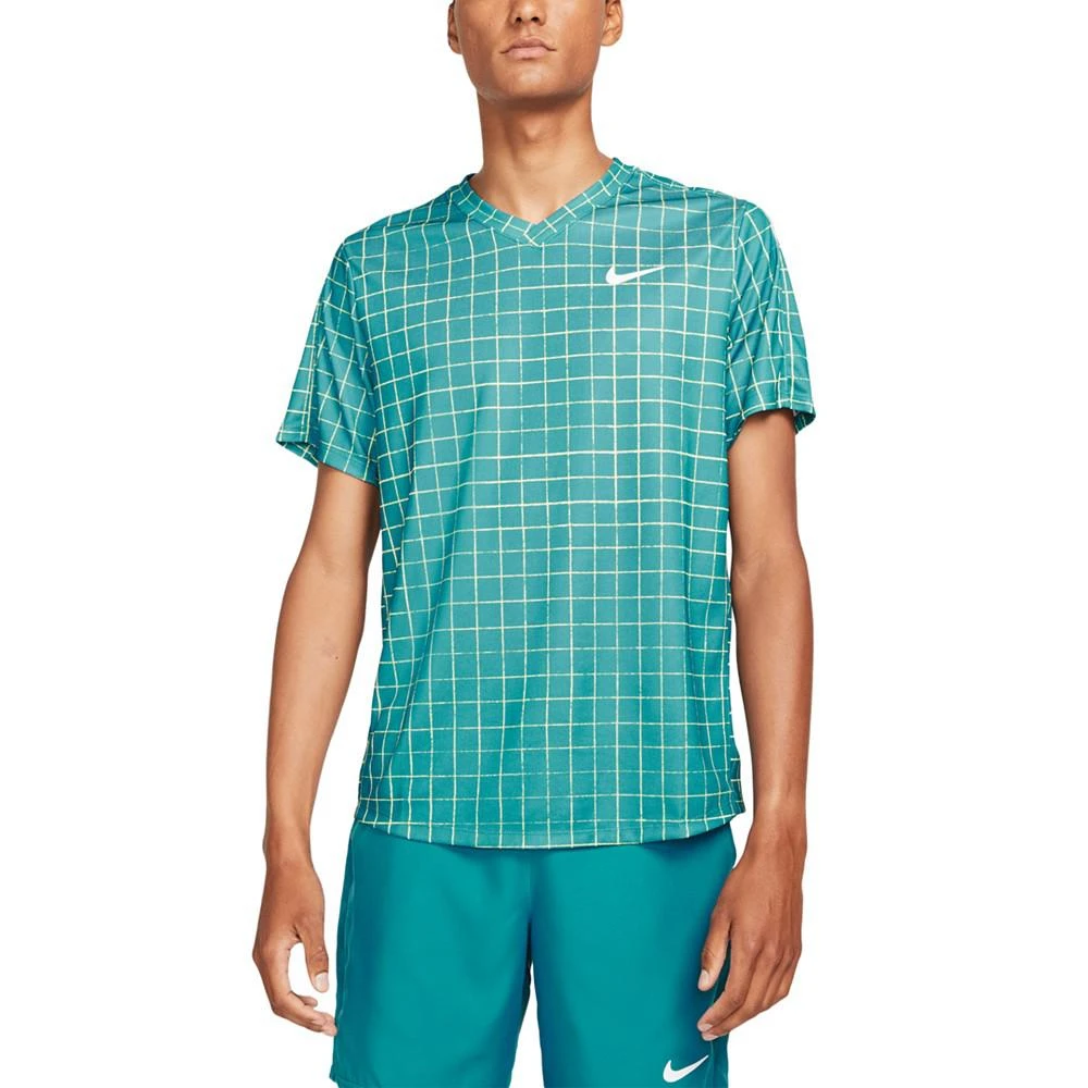 商品NIKE|Men's Dri-FIT Grid Pattern Tennis Shirt,价格¥148,第1张图片