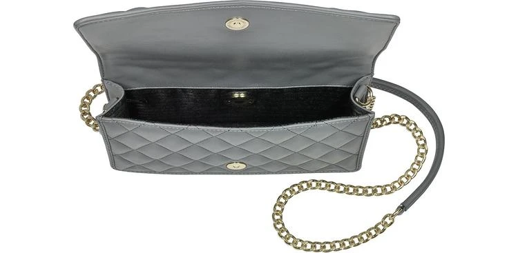商品Moschino|灰色生态皮革手拿包配肩带,价格¥881,第4张图片详细描述