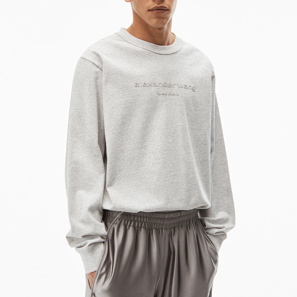 ALEXANDER WANG  灰色男士卫衣/帽衫 UCC3231643-050 商品