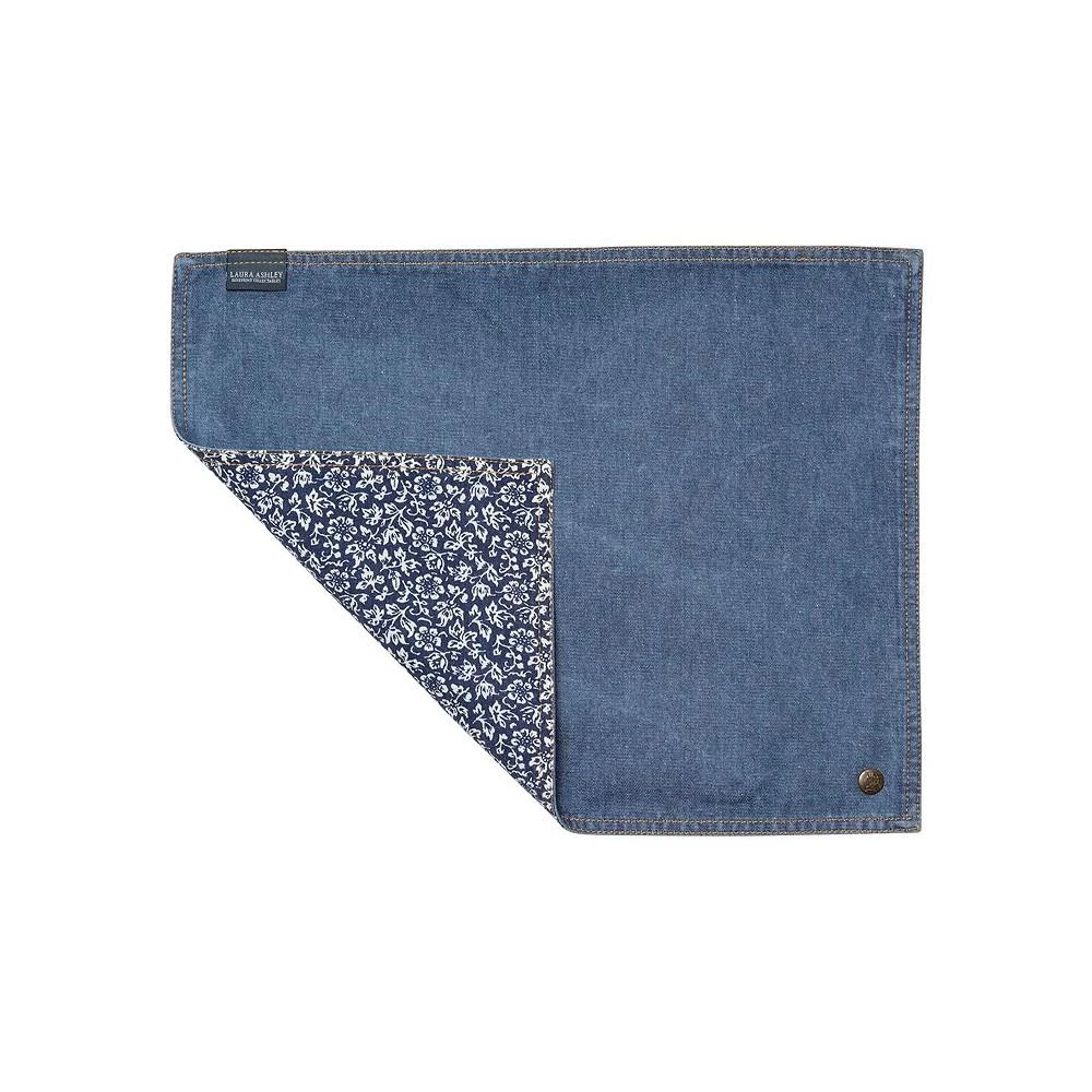 商品Laura Ashley|Blueprint Collectables Placemat Jeans Sweet Allysum 12.99" x 17.32",价格¥112,第1张图片