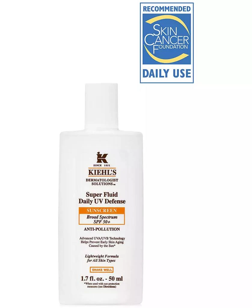 商品Kiehl's|Dermatologist Solutions Super Fluid Daily UV Defense, 1.7 oz.,价格¥352,第2张图片详细描述