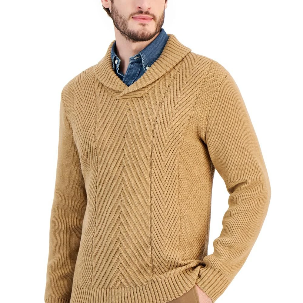 商品Club Room|Men's Chunky Shawl Neck Sweater, Created for Macy's,价格¥142,第3张图片详细描述