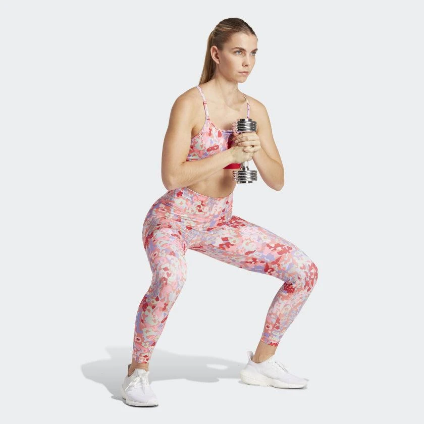 商品Adidas|Women's adidas Train Essentials Printed High-Waisted 7/8 Leggings,价格¥96,第3张图片详细描述