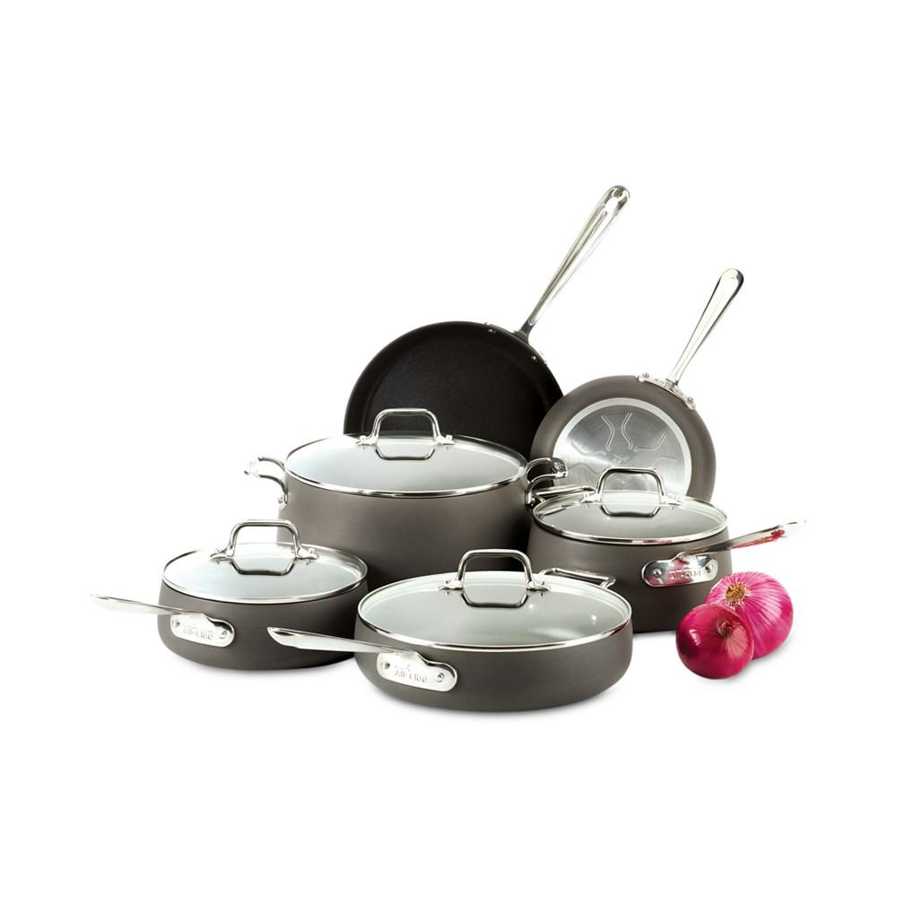 Hard-Anodized 10-Piece Cookware Set商品第3张图片规格展示