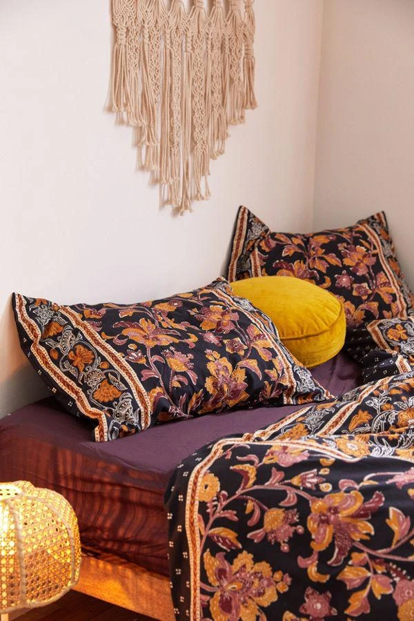 商品Urban Outfitters|Auden Boho Floral Sham Set,价格¥293,第3张图片详细描述