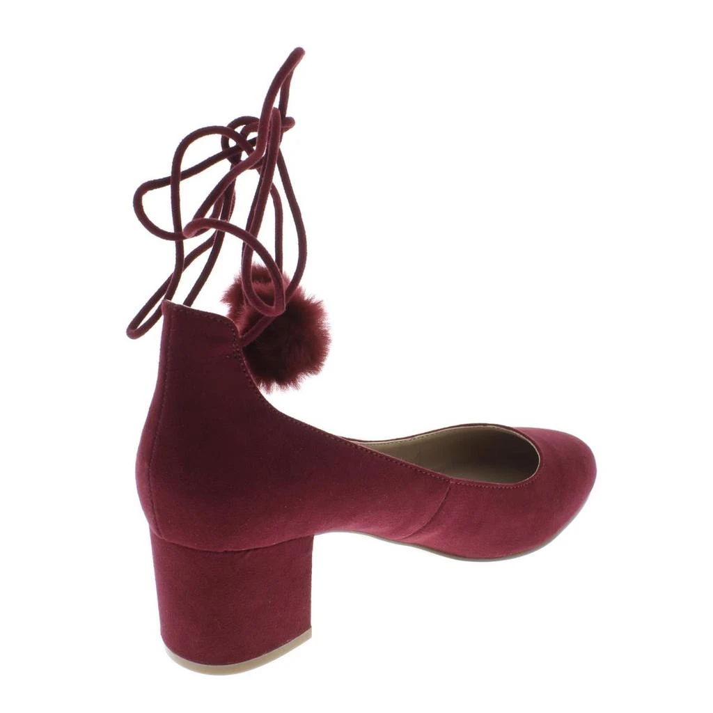 商品Charles David|Charles by Charles David Womens Libby Pom Pom Round Toe Pumps,价格¥54,第4张图片详细描述