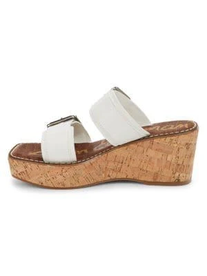 商品Sam Edelman|Anna Leather Wedge Sandals,价格¥277,第4张图片详细描述