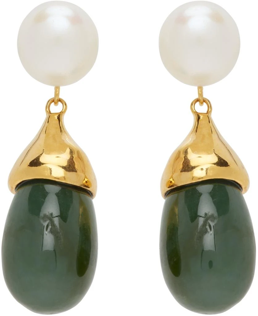商品Sophie Buhai|Audrey Jade Earrings,价格¥3331,第1张图片