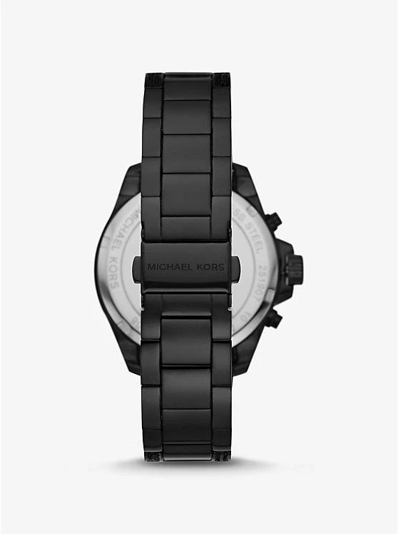 商品Michael Kors|Wren Pavé Black-Tone Watch,价格¥1943,第3张图片详细描述