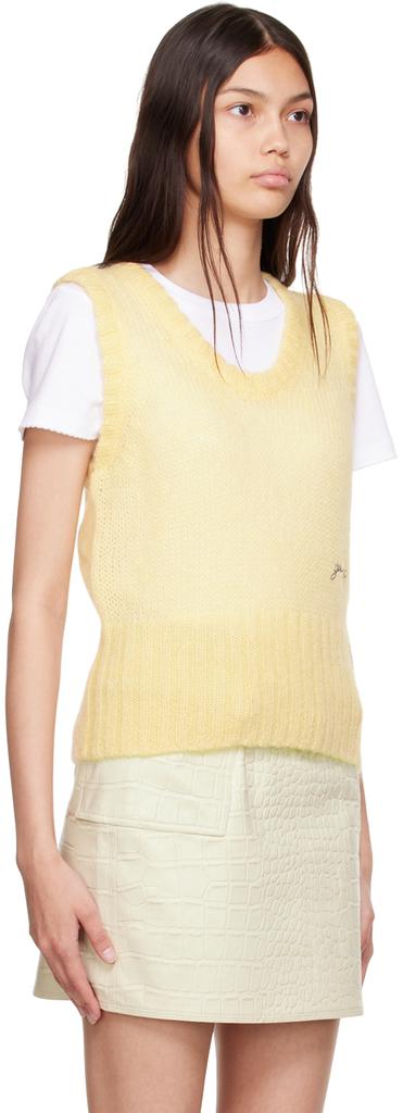 Yellow Wool Vest商品第2张图片规格展示