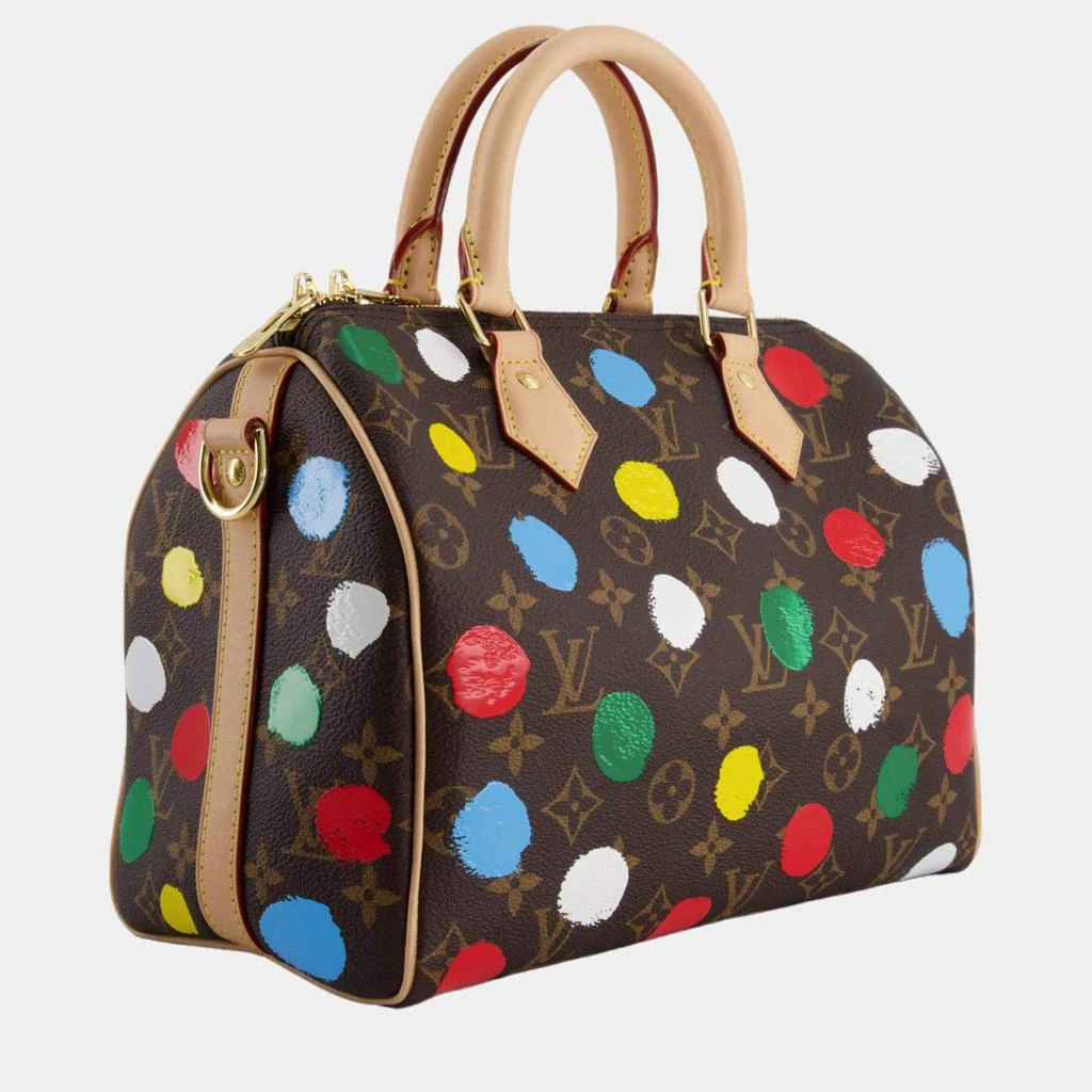 商品[二手商品] Louis Vuitton|Louis Vuitton X Yayoi Kusama 25 Speedy Bag Bandouliere in Monogram Canvas,价格¥32336,第5张图片详细描述