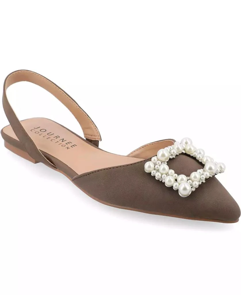 Women's Hannae Embellished Slingback Flats 商品