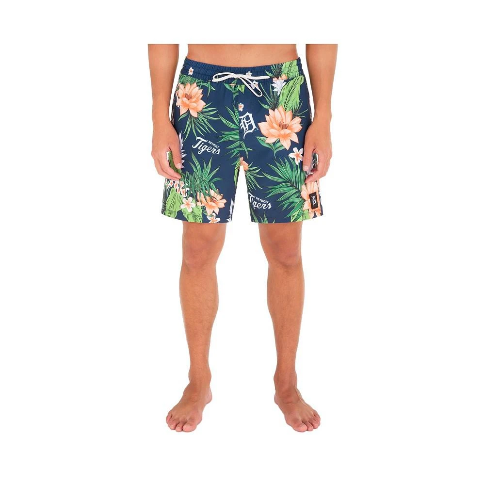 商品Hurley|Men's Detroit Tigers Cannonball Tropics Swim Trunks,价格¥414,第1张图片