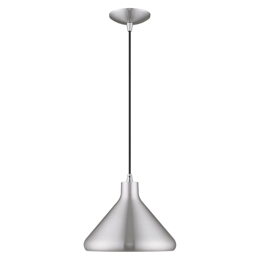 One Light Brushed Aluminum Mini Pendant �商品
