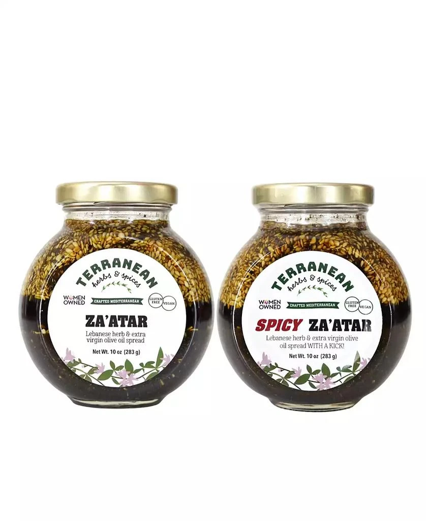 商品Terranean Herbs & Spices|Terranean Herbs Spices Gourmet Za'atar Spread Original and Spicy Duo,价格¥223,第1张图片