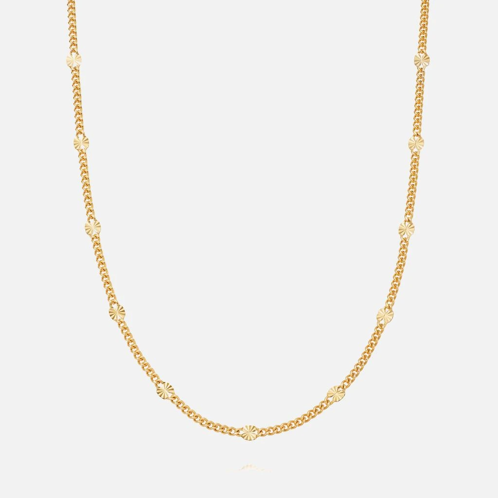 商品Daisy London|Daisy London Estee Lalonde Sunburst Chain Necklace - Sterling Silver/18K Gold Plate,价格¥816,第1张图片