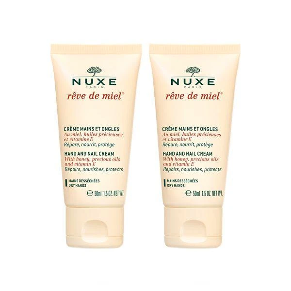 商品NUXE|NUXE 欧树 蜂蜜滋养护甲护手霜 2x50ml,价格¥180,第1张图片