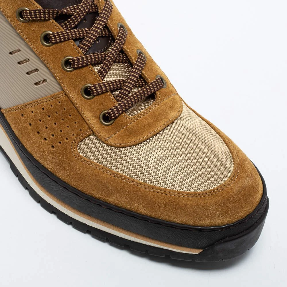 Louis Vuitton Brown/Beige Coated Canvas and Suede  Harlem Richelieu Sneakers Size 42 商品
