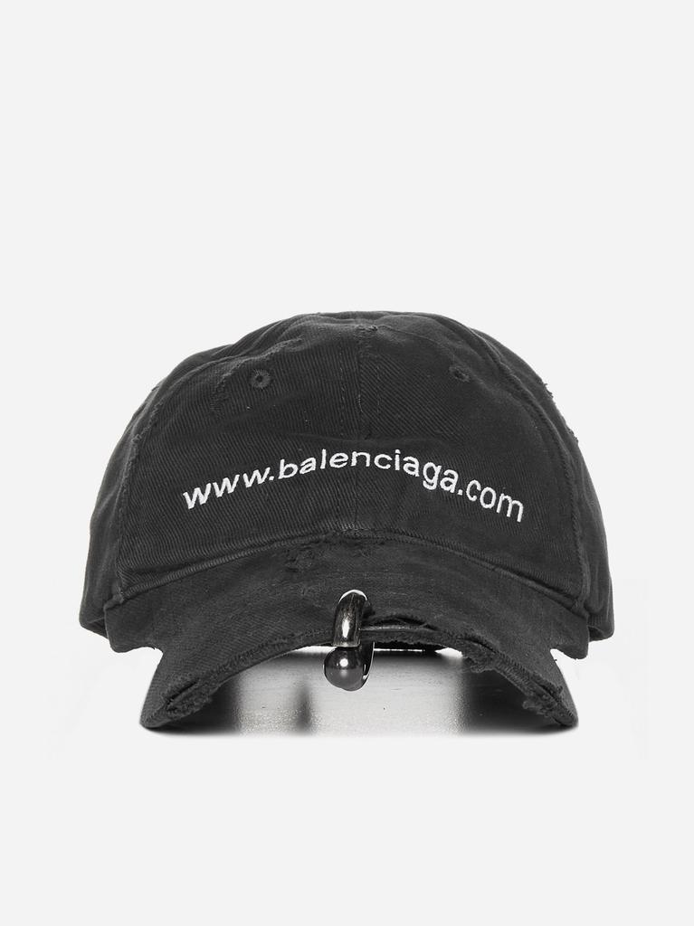 BALENCIAGA | Piercing cotton baseball cap 2642.67元 商品图片