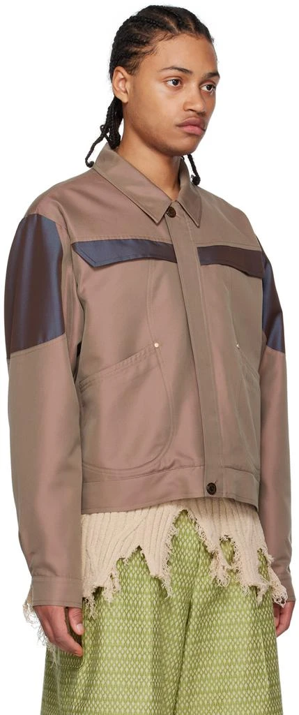 商品Kiko Kostadinov|Brown Mcnamara Jacket,价格¥5704,第2张图片详细描述
