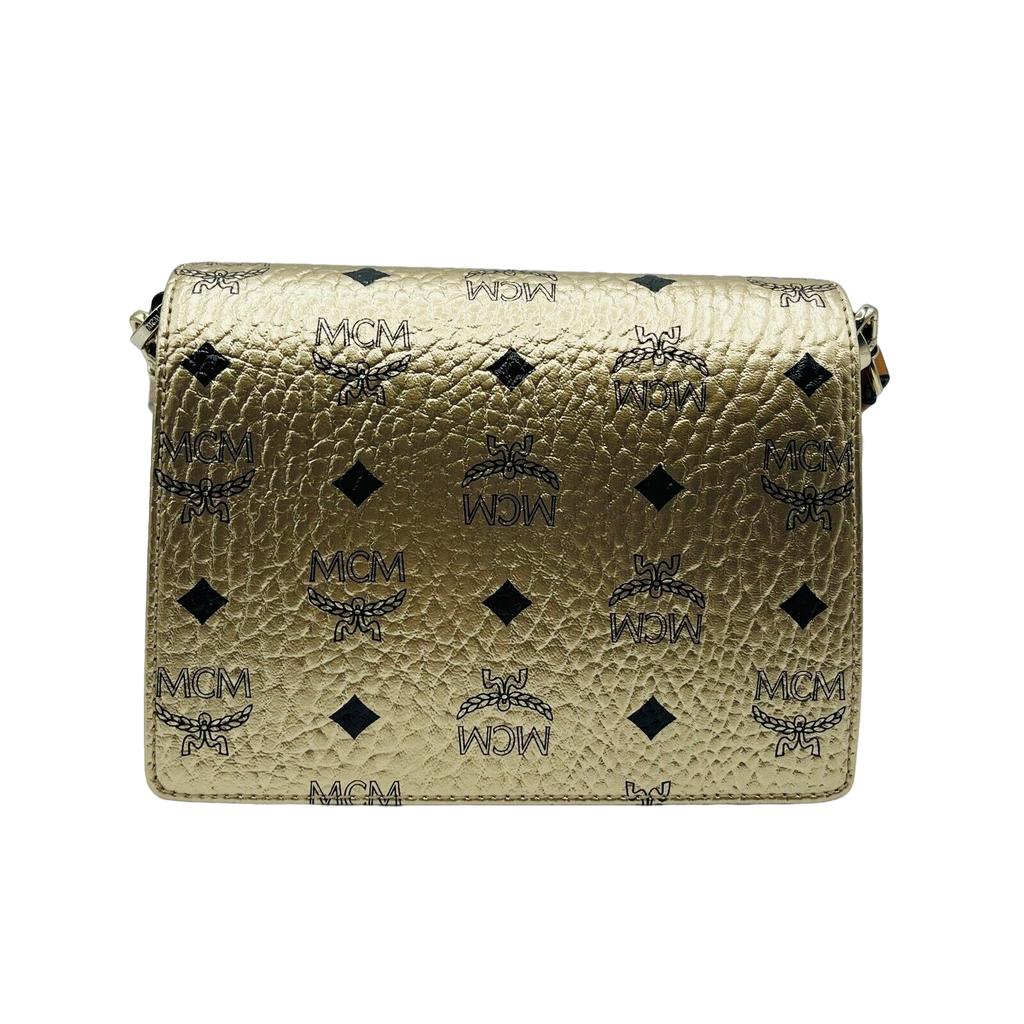 MCM Women's Patricia Berlin Coated Canvas Crossbody Bag商品第5张图片规格展示