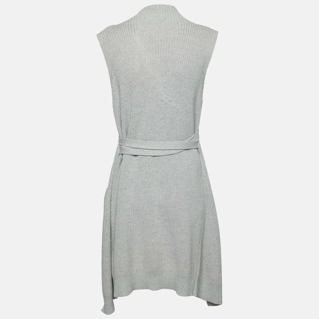 商品[二手商品] Weekend Max Mara|Weekend Max Mara Grey Wool Belted Sleeveless Cardigan M,价格¥1297,第2张图片详细描述