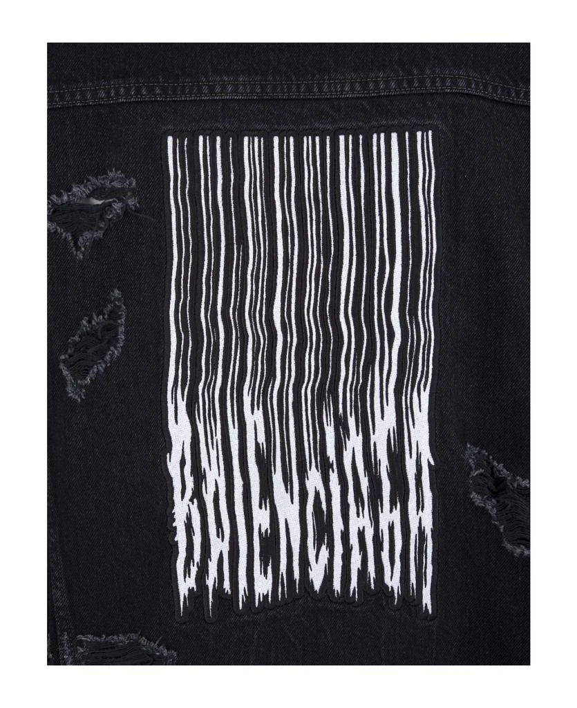 商品Balenciaga|Unisex Black Large Fit Barcode Jacket,价格¥7423,第5张图片详细描述