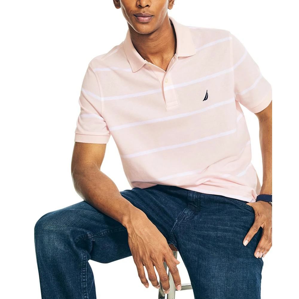 商品Nautica|Men's Classic-Fit Striped Performance Deck Polo,价格¥262,第4张图片详细描述