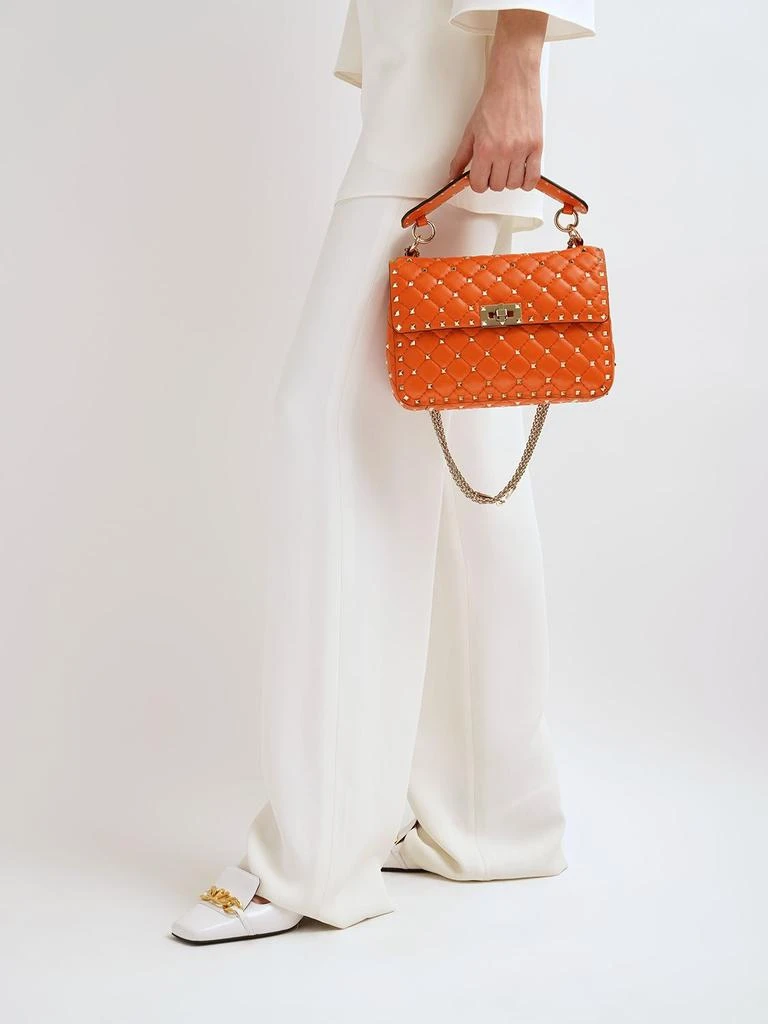 商品Valentino|Small Spike Leather Shoulder Bag,价格¥14429,第2张图片详细描述