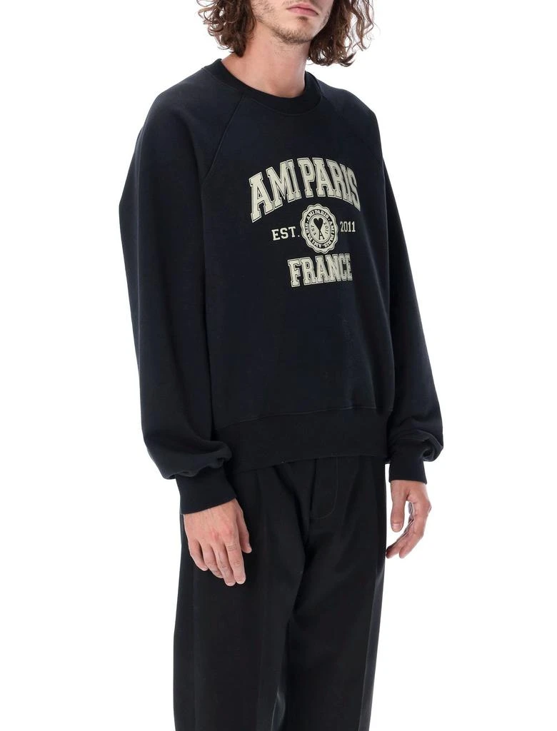 商品AMI|AMI Logo Printed Crewneck Sweatshirt,价格¥1881,第5张图片详细描述