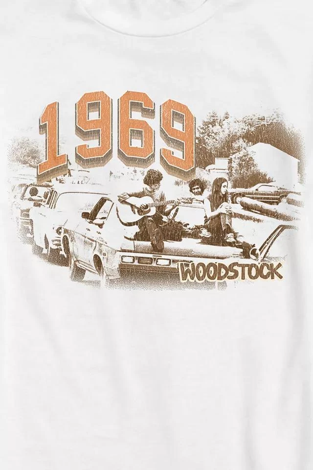 商品Urban Outfitters|Woodstock 1969 Long Sleeve Tee,价格¥295,第2张图片详细描述