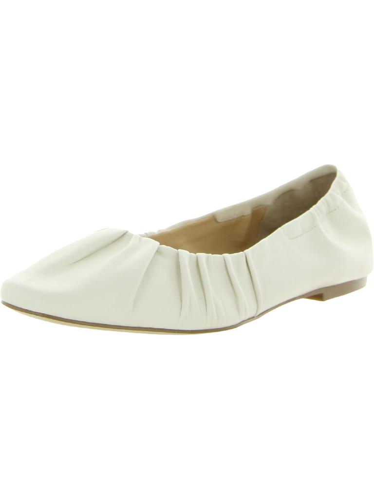 Ophia Womens Leather Slip-On Ballet Flats商品第3张图片规格展示