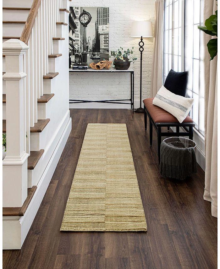 商品Bobby Berk by Karastan|Broken Stripe R1091 Runner Area Rug, 2' x 8',价格¥1844,第3张图片详细描述