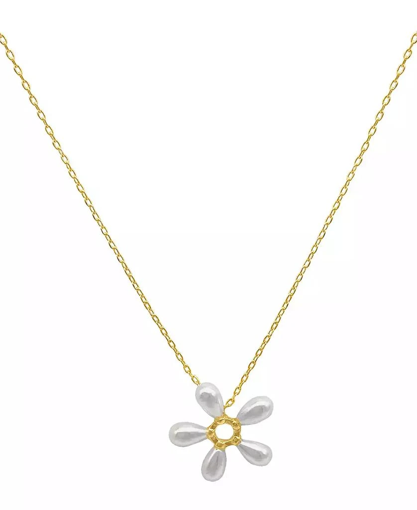 商品ADORNIA|Floral Imitation Pearl Pendant Necklace,价格¥177,第1张图片