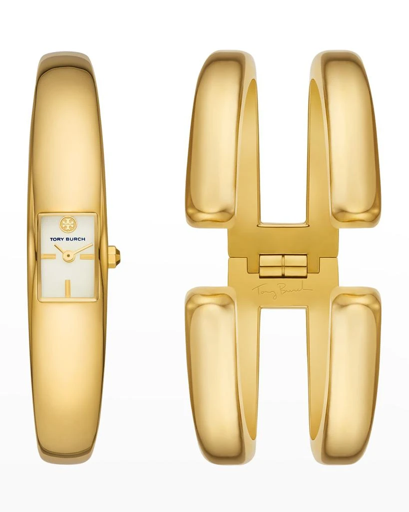 商品Tory Burch|The Puzzle Two-Piece Watch in Golden Stainless Steel,价格¥2703,第2张图片详细描述